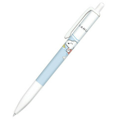 Japan Peanuts Ballpoint Pen - Snoopy & Woodstock : Good Night Light Blue