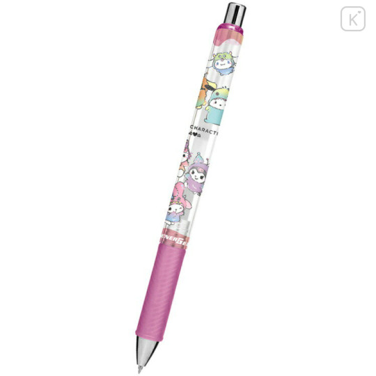 Japan Sanrio EnerGel Gel Pen - Characters Monster Purple - 1