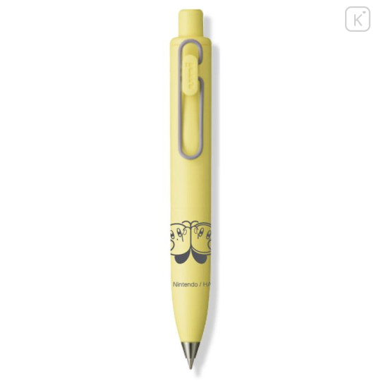 Japan Kirby Uni-ball One P Gel Pen - Kirby & Waddle Dee : Yellow Potato-Shaped 0.38mm - 1