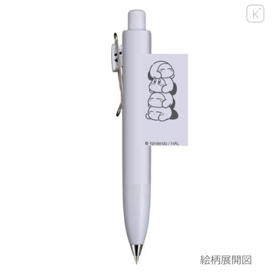 Japan Kirby Uni-ball One P Gel Pen - Kirby & Waddle Dee : Stacking Potato-Shaped 0.38mm - 2