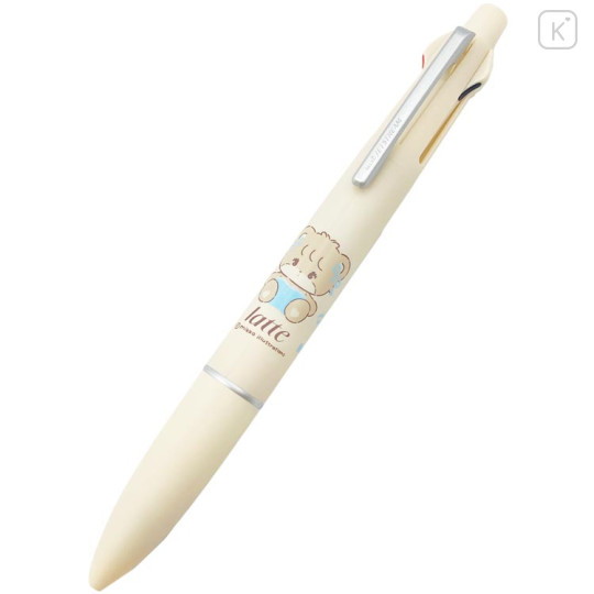 Japan Mikko Illustrations Jetstream 4&1 Multi Ballpoint Pen + Mechanical Pencil - Latte Beige - 2