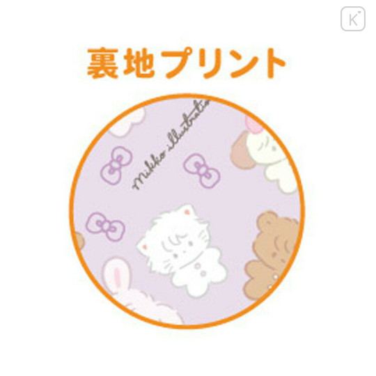 Japan Mikko Illustrations Fluffy Mini Tote Bag - Cammy Pink - 2