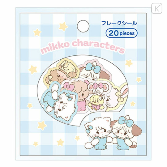 Japan Mikko Illustrations Die-cut Flake Seal Sticker Pack - Good Night - 1