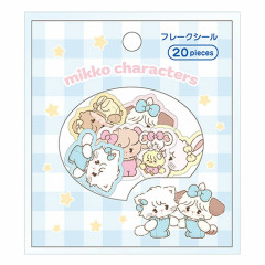 Japan Mikko Illustrations Die-cut Flake Seal Sticker Pack - Good Night