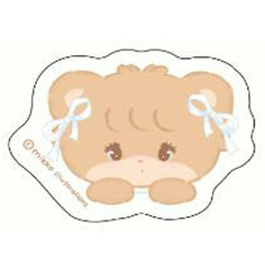 Japan Mikko Illustrations Big Sticker - Latte Ribbon