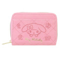 Japan Sanrio Compact Wallet - My Melody : Pink Flower - 1