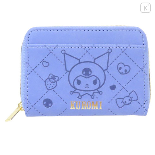 Japan Sanrio Compact Wallet - Kuromi : Purple - 1