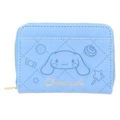 Japan Sanrio Compact Wallet - Cinnamoroll : Blue Candy