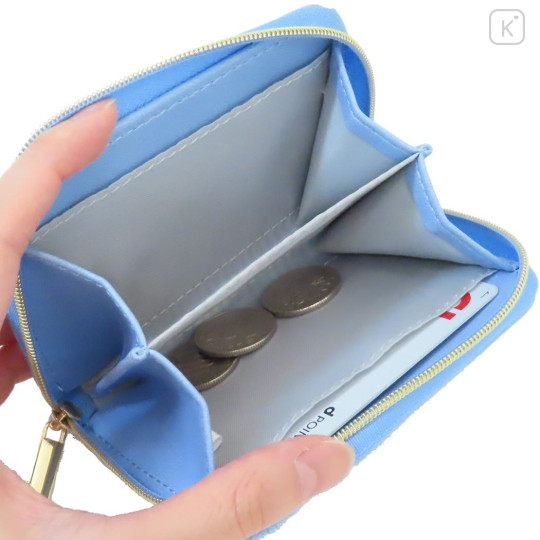 Japan Sanrio Compact Wallet - Cinnamoroll : Blue Candy - 3