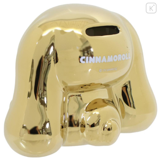Japan Sanrio Piggy Bank - Cinnamoroll : Gold - 2