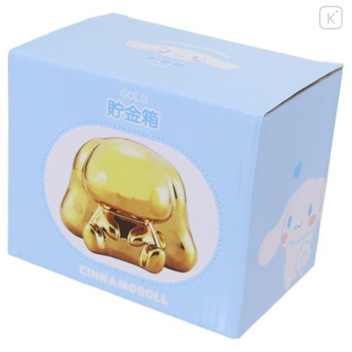 Japan Sanrio Piggy Bank - Cinnamoroll : Gold - 4