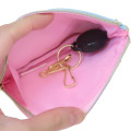 Japan Sanrio Pass Case & Key Case with Reel - My Melody : Blue Pink Wink - 3