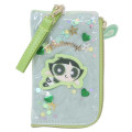 Japan The Powerpuff Girls Pass Case & Key Case with Reel - Giltter Buttercup - 1