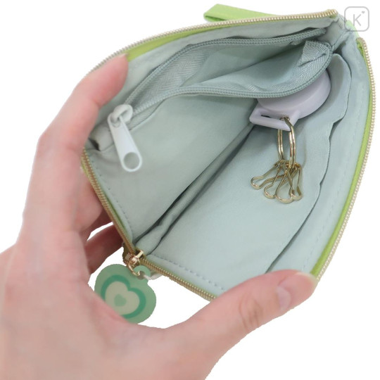 Japan The Powerpuff Girls Pass Case & Key Case with Reel - Giltter Buttercup - 3