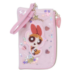 Japan The Powerpuff Girls Pass Case & Key Case with Reel - Giltter Blossom