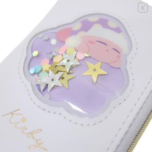 Japan Kirby Pass Case & Key Case with Reel - Kirby : Giltter Good Night - 4
