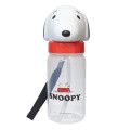Japan Peanuts Water Bottle With Straw 350ml - Snoopy - 1