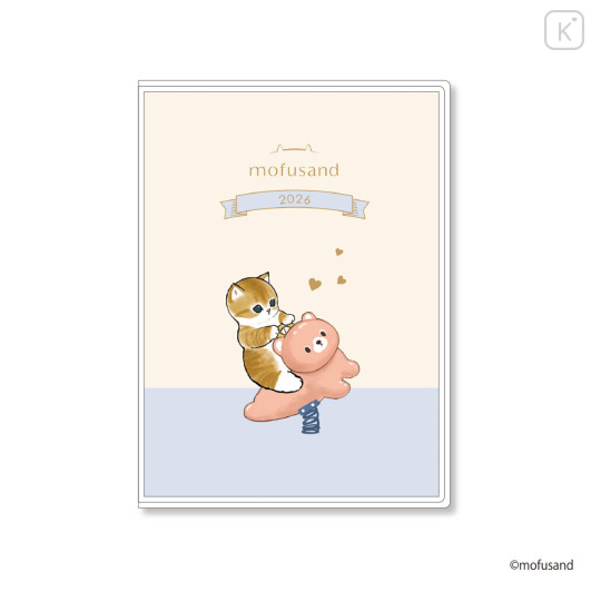 Japan Mofusand A6 Planner Monthly Schedule Book - Cat Playground 2026 - 1