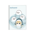 Japan Mofusand B6 Planner Monthly Schedule Book - Shark Cat Seal 2026 - 1