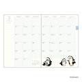 Japan Mofusand B6 Planner Monthly & Weekly Schedule Book - Shark Cat 2026 - 2