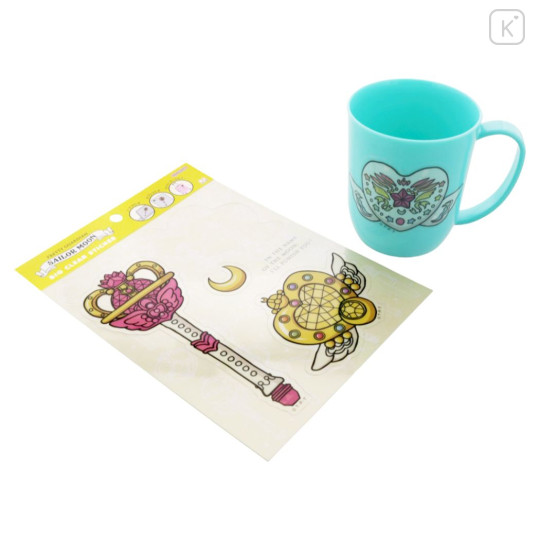 Japan Sailor Moon Big Sticker - Prism Heart Compact Moon Power - 3