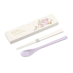 Japan Sailor Moon Chopsticks 18cm & Spoon with Case - Pretty Guardian Sailor Moon
