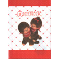 Japan Monchhichi A5 Clear File - Love Red White - 1