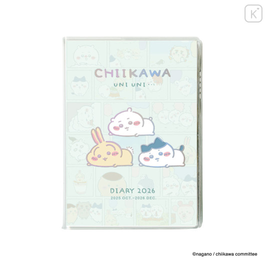 Japan Chiikawa B6 Planner Monthly & Weekly Schedule Book - Chiikawa : Slowly Moving 2026 - 1