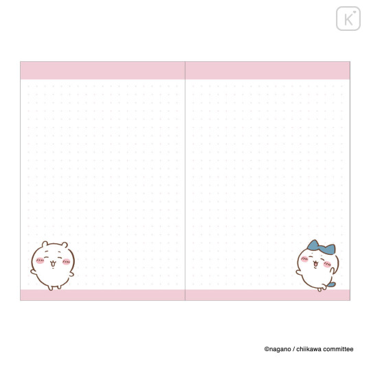 Japan Chiikawa A6 Planner Monthly Schedule Book - Chiikawa & Hachiware & Usagi : Good friends Pink 2026 - 3