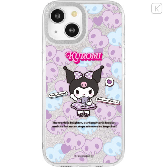 Japan Sanrio Camera Frame iPhone 15 / 14 / 13 Case - Kuromi - 1