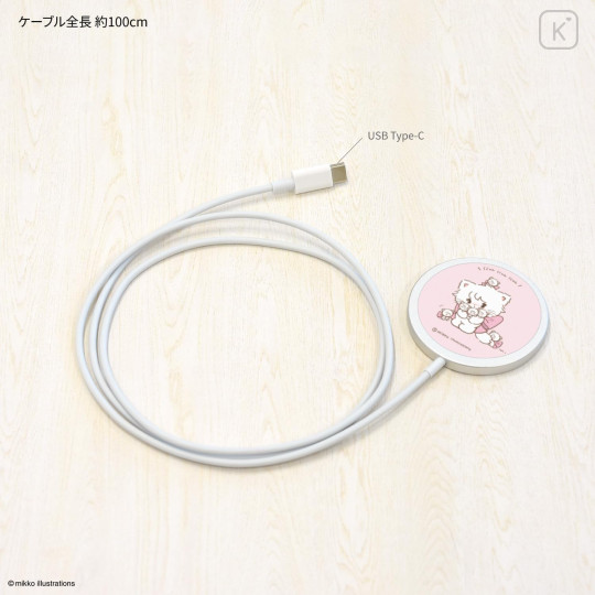 Japan Mikko Illustrations MagSafe Wireless Charger - Mousse - 5