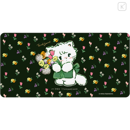 Japan Mikko Illustrations Desk Mat - Black - 1