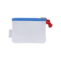 Japan Sanrio Clear Flat Mini Pouch - Hello Kitty & Hello Mimmy : Glitter Afternoon Tea - 2