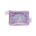 Japan Sanrio Clear Flat Mini Pouch - Little Twin Stars : Glitter Unicorn Pink - 1
