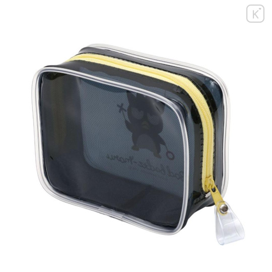 Japan Sanrio Clear Pouch - Badtz-maru : Glitter - 2