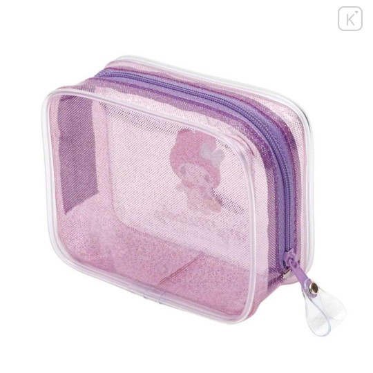 Japan Sanrio Clear Pouch - My Melody : Glitter - 2