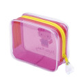 Japan Sanrio Clear Pouch - Hello Kitty : Glitter - 2