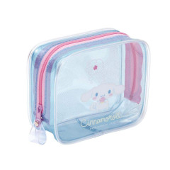 Japan Sanrio Clear Pouch - Cinnamoroll : Glitter