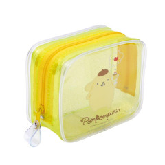 Japan Sanrio Clear Pouch - Pompompurin : Glitter