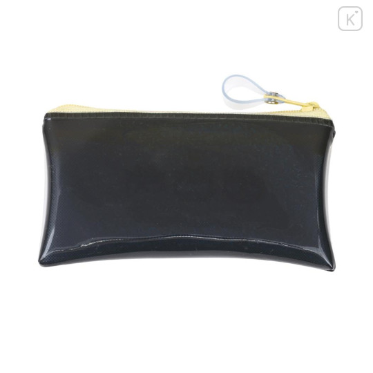 Japan Sanrio Clear Flat Mini Pouch - Badtz-maru : Glitter - 2