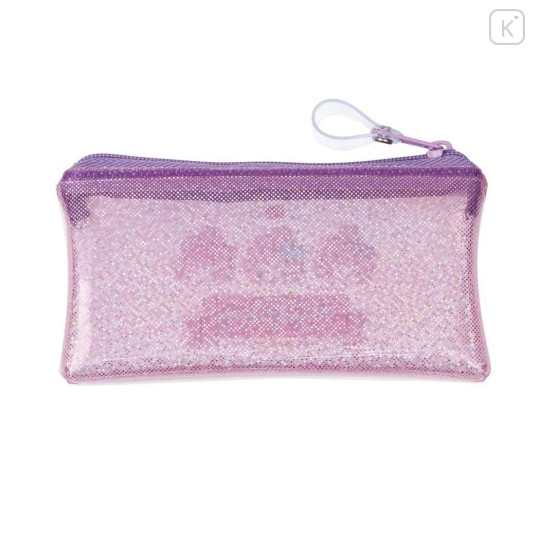 Japan Sanrio Clear Flat Mini Pouch - My Melody : Glitter Wink - 2