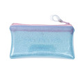 Japan Sanrio Clear Flat Mini Pouch - Cinnamoroll : Glitter Wink - 2