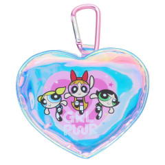 Japan The Powerpuff Girls Clear Mini Pouch - Aurora Heart Ready
