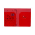 Japan Sanrio A5 Clear File - Hello Kitty : Sequin Red - 4
