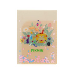 Japan Pikmin A5 Clear File - Sequin Light Orange
