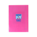 Japan Peanuts A5 Clear File - Snoopy & Woodstock : Sequin World Famous Comic Pink - 3