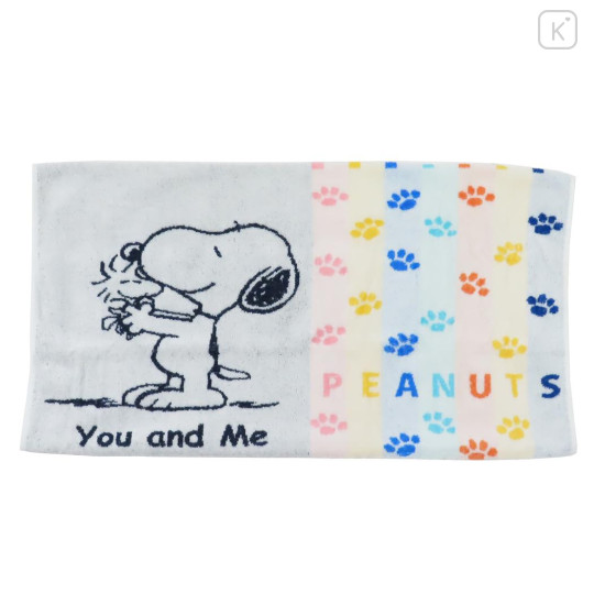 Japan Peanuts Stretchable Pillow Cover - Snoopy & Woodstock : You And Me Laugh And Smile - 2