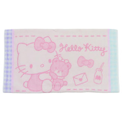 Japan Sanrio Stretchable Pillow Cover - Hello Kitty & Tiny Chum : Pink Mint