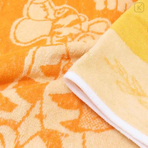 Japan Disney Stretchable Pillow Cover - Piglet & Pooh & Tigger : Orange - 4