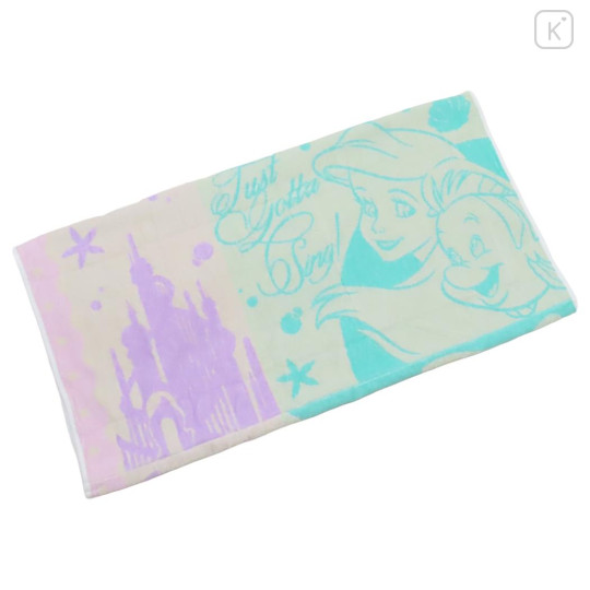 Japan Disney Stretchable Pillow Cover - The Little Mermaid : Mint Purple - 2